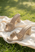 Sparkling Block Heels 747 S - Sawa.pkWomen footwear shoes affordable