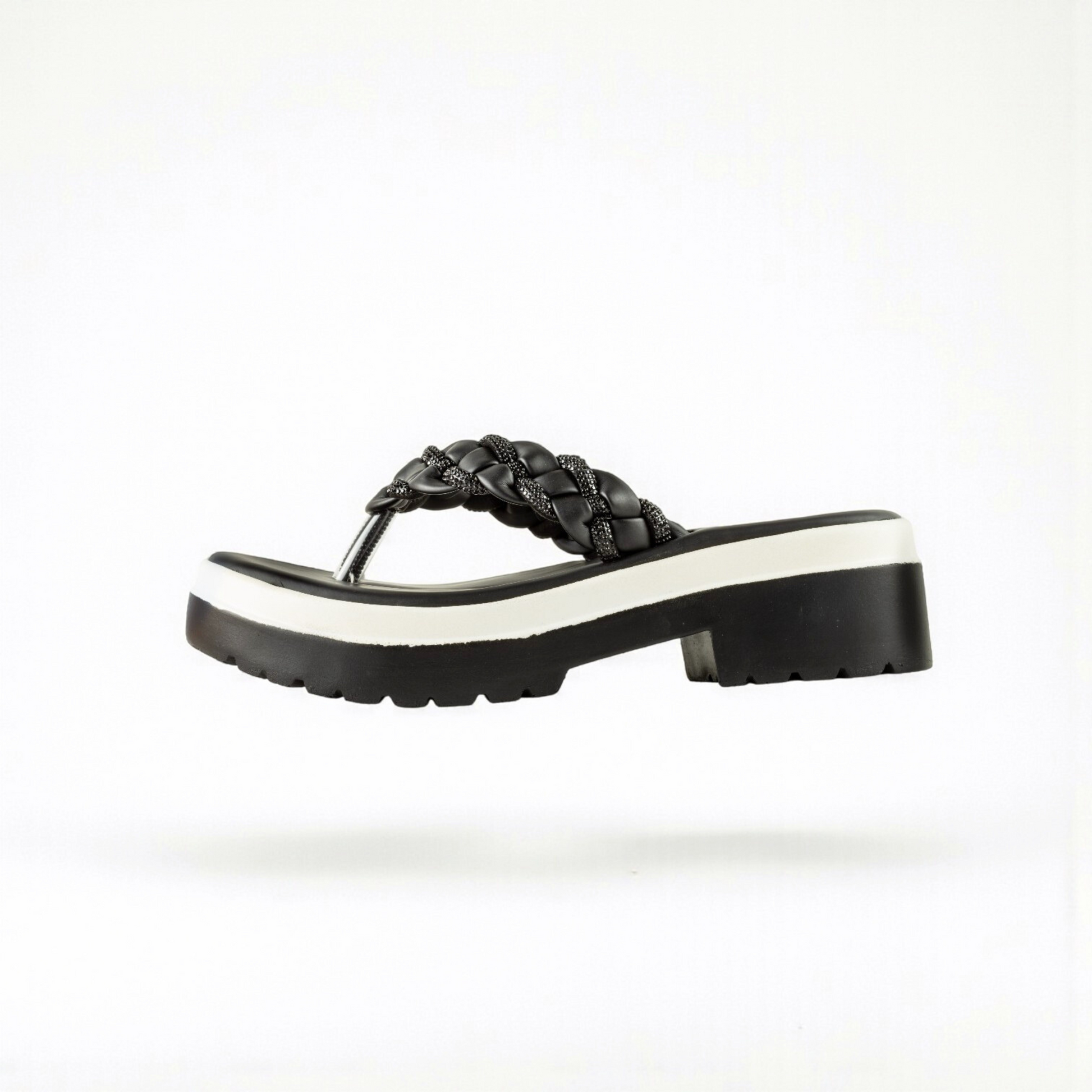 BLACK CASUAL WEDGES 760 BK