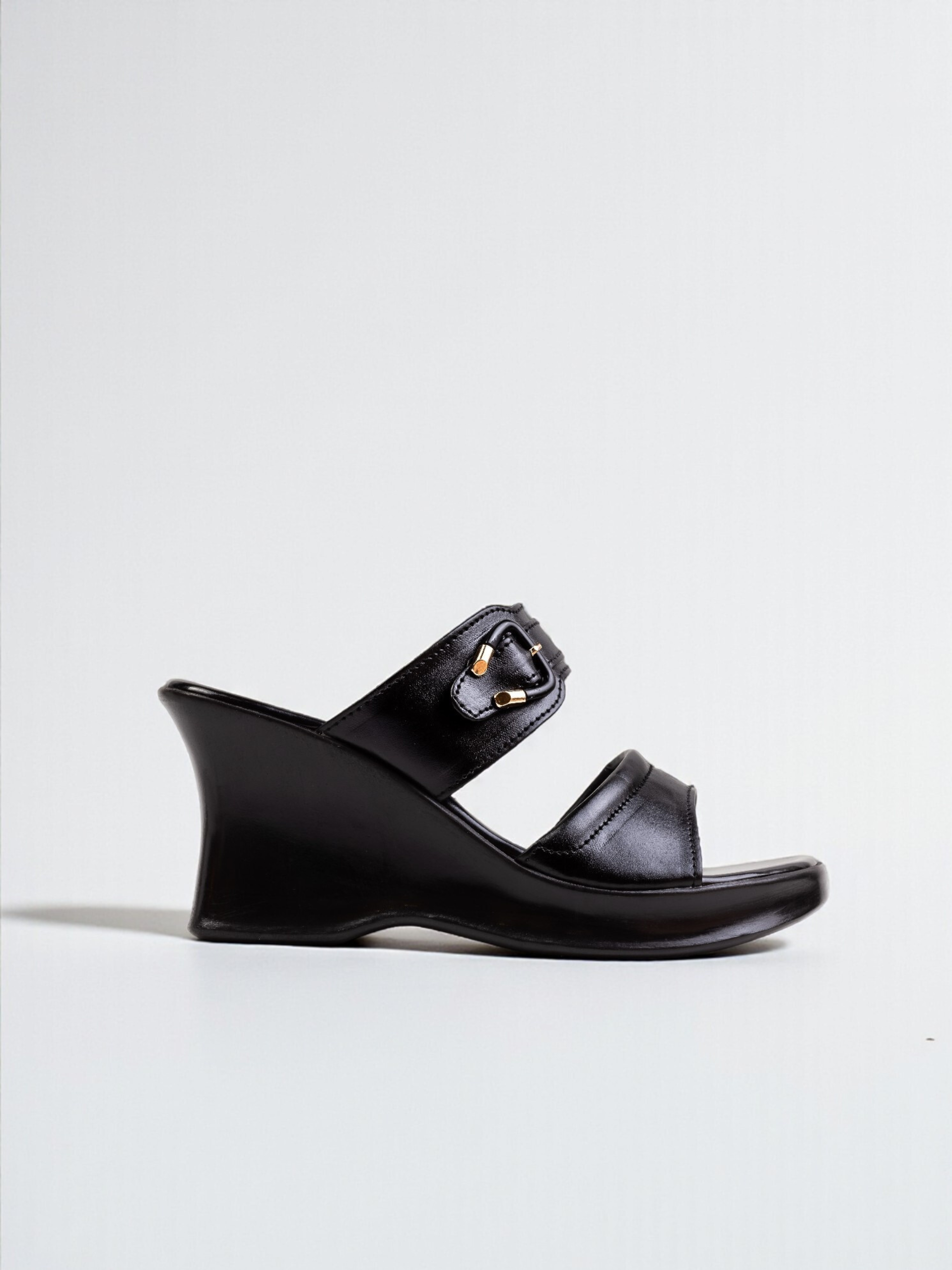 CASUAL WEDGES 803 BK