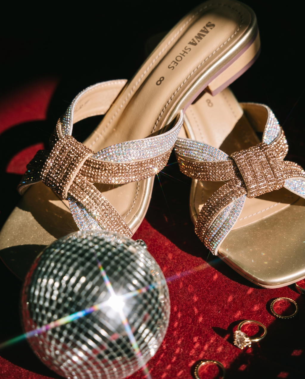 Sparkly Knot Flats 603 G
