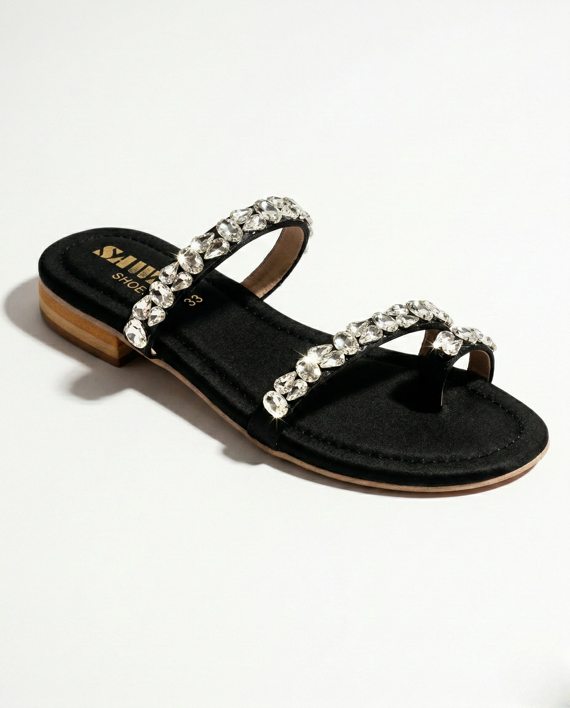 Midnight Onyx Gem Flats 322 BK