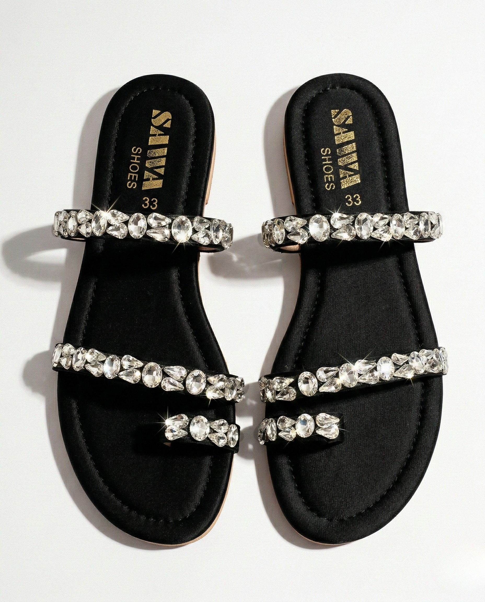 Midnight Onyx Gem Flats 322 BK