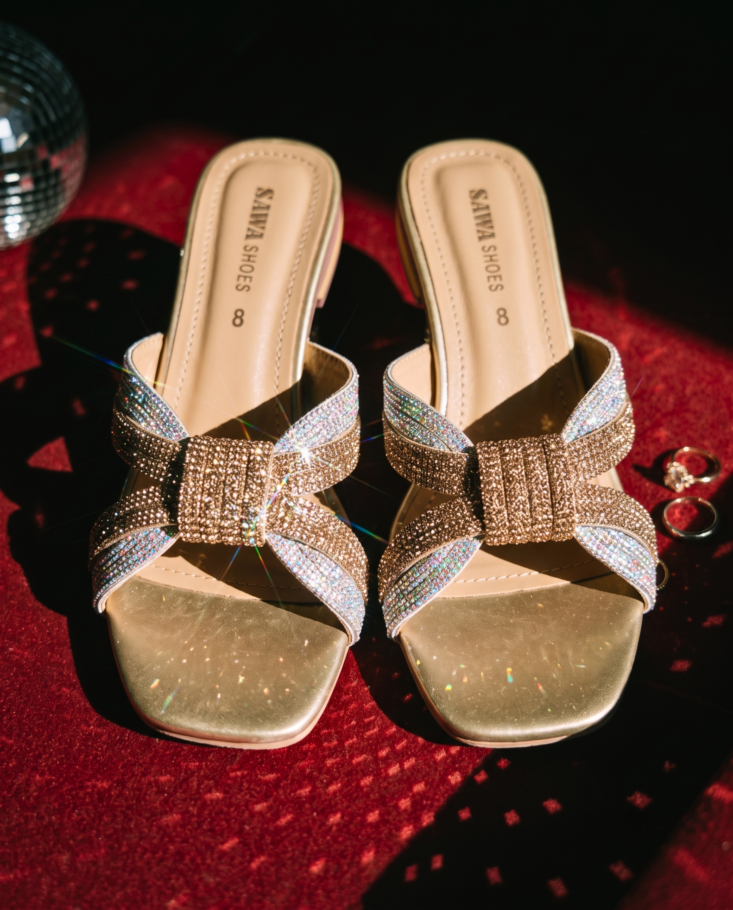 Sparkly Knot Flats 603 G