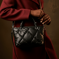 Quilted Puffer Mini Tote 9729 BK - Sawa.pkWomen footwear shoes affordable