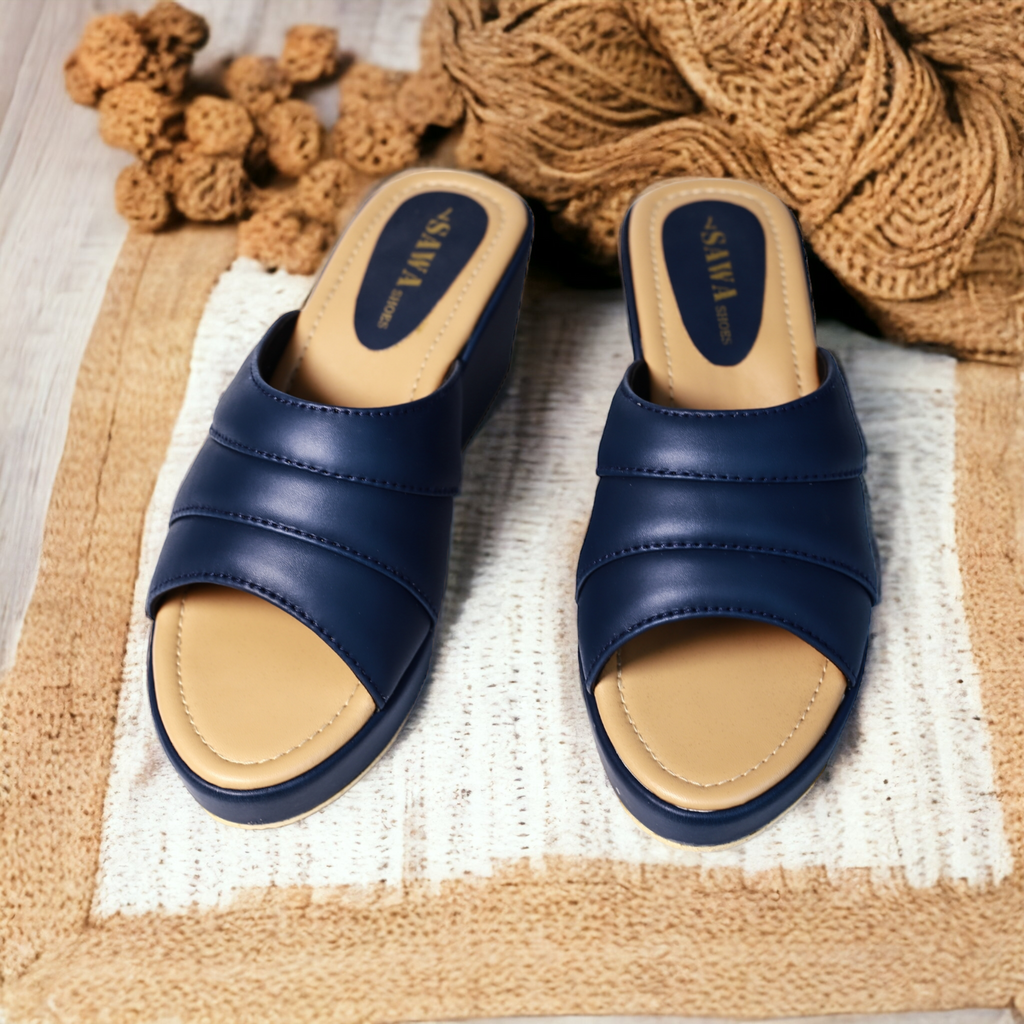 BLUE CASUAL WEDGES 700 Bl