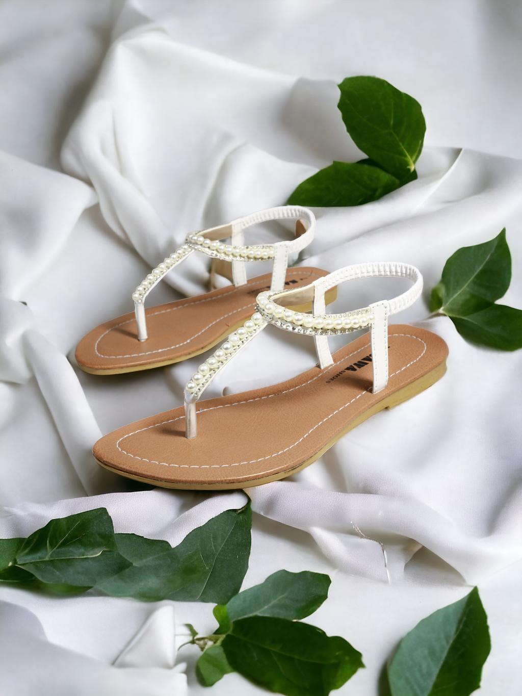WHITE CASUAL SANDALS 353 F