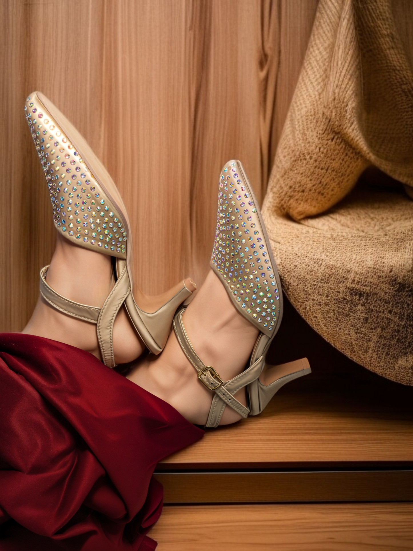 GOLDEN FANCY PUMPS 524 G