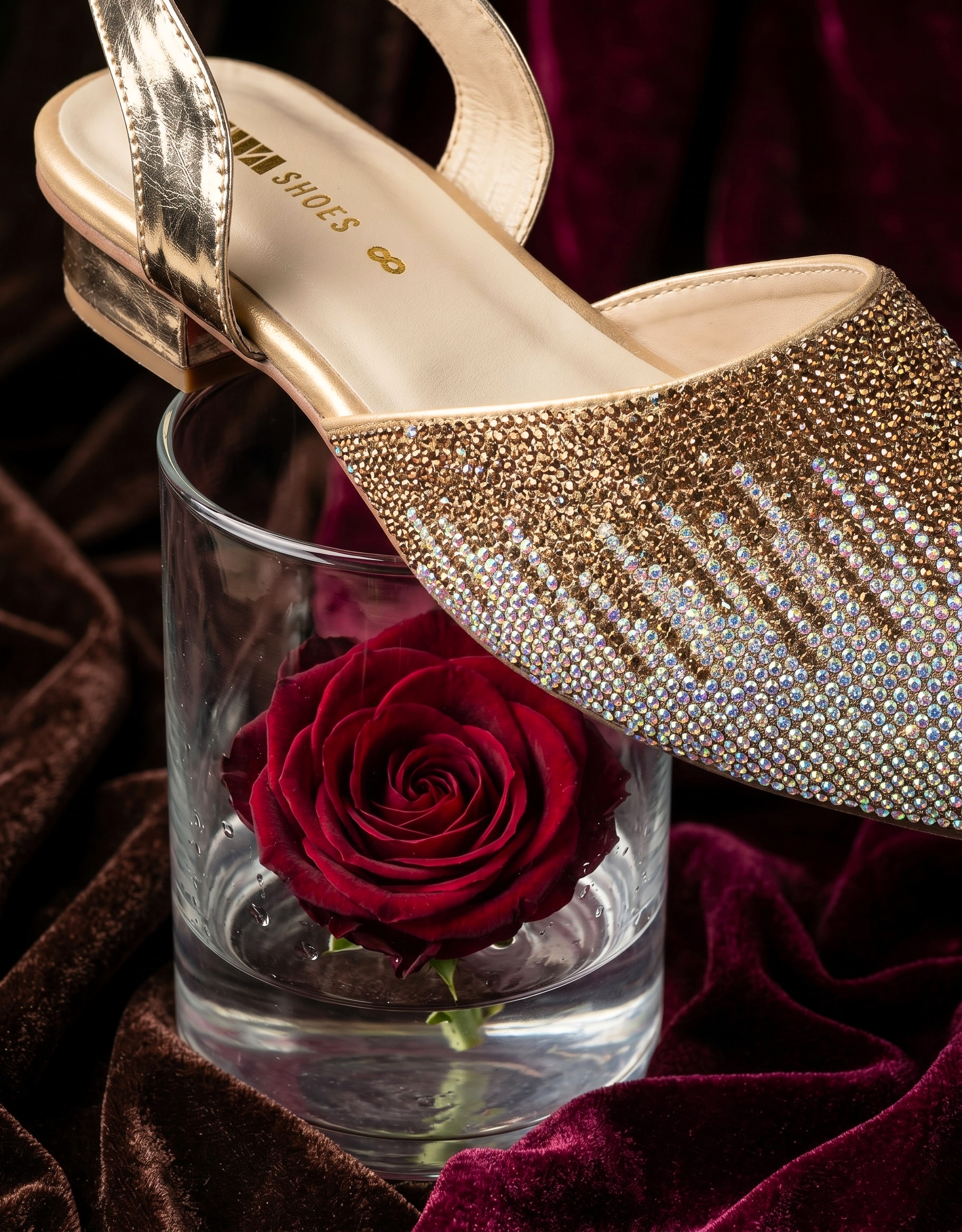 GOLDEN FANCY PUMPS 534 G