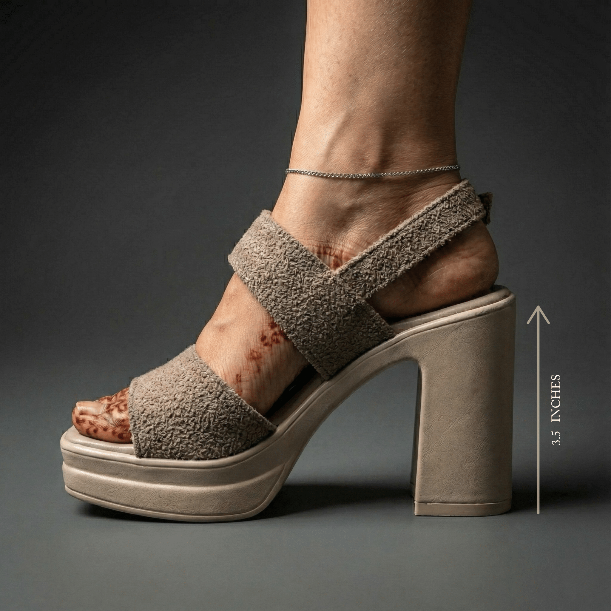 TAUPE PLATFORM SANDALS 758 BR - Sawa.pkWomen footwear shoes affordable