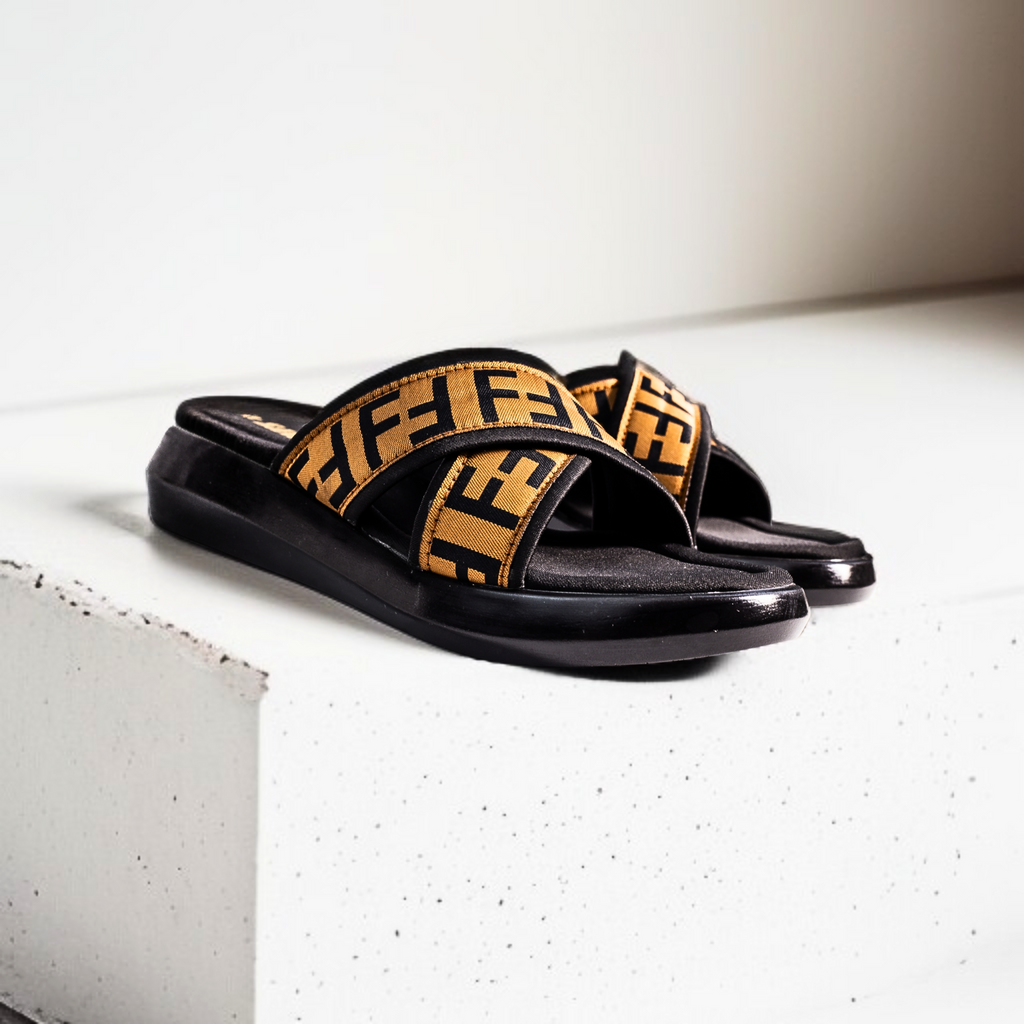 BROWN CASUAL SLIPPERS 454 BR