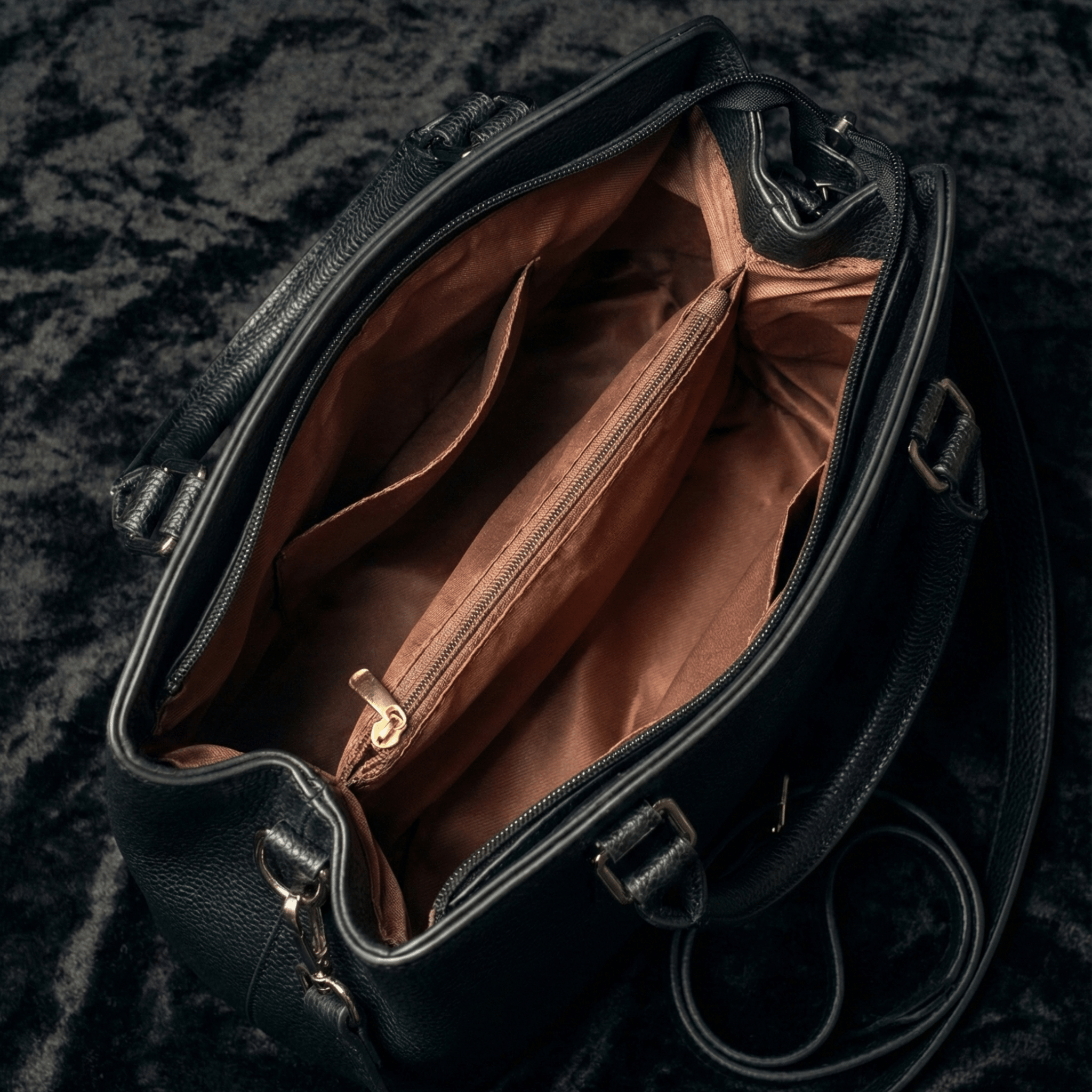 Blackened Grace Handbag 961 BK - Sawa.pkWomen footwear shoes affordable