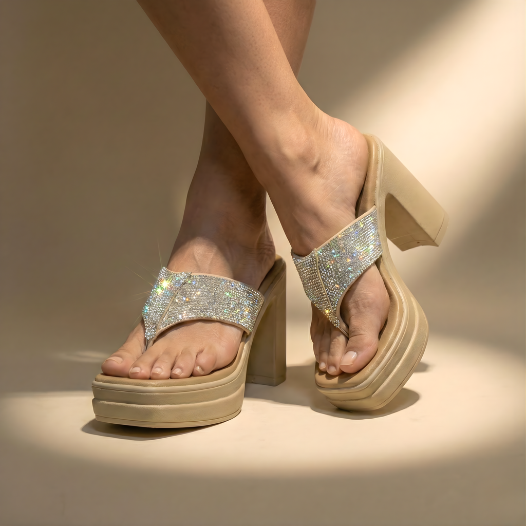 Fancy Block Heels 709 G