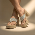 Fancy Block Heels 709 G - Sawa.pkWomen footwear shoes affordable