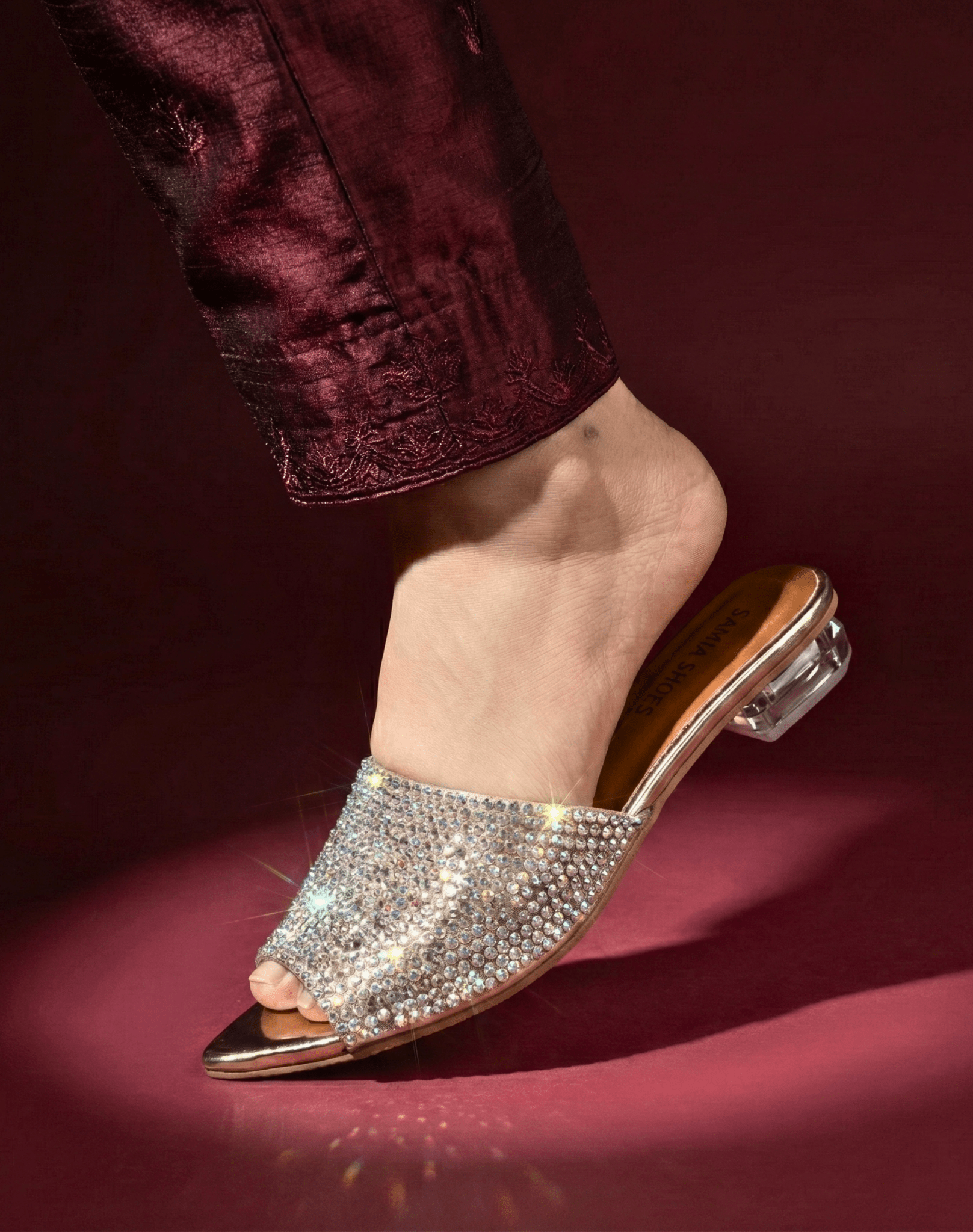 CHAMPAGNE AURORA PEEP-TOES 608 G - Sawa.pkWomen footwear shoes affordable