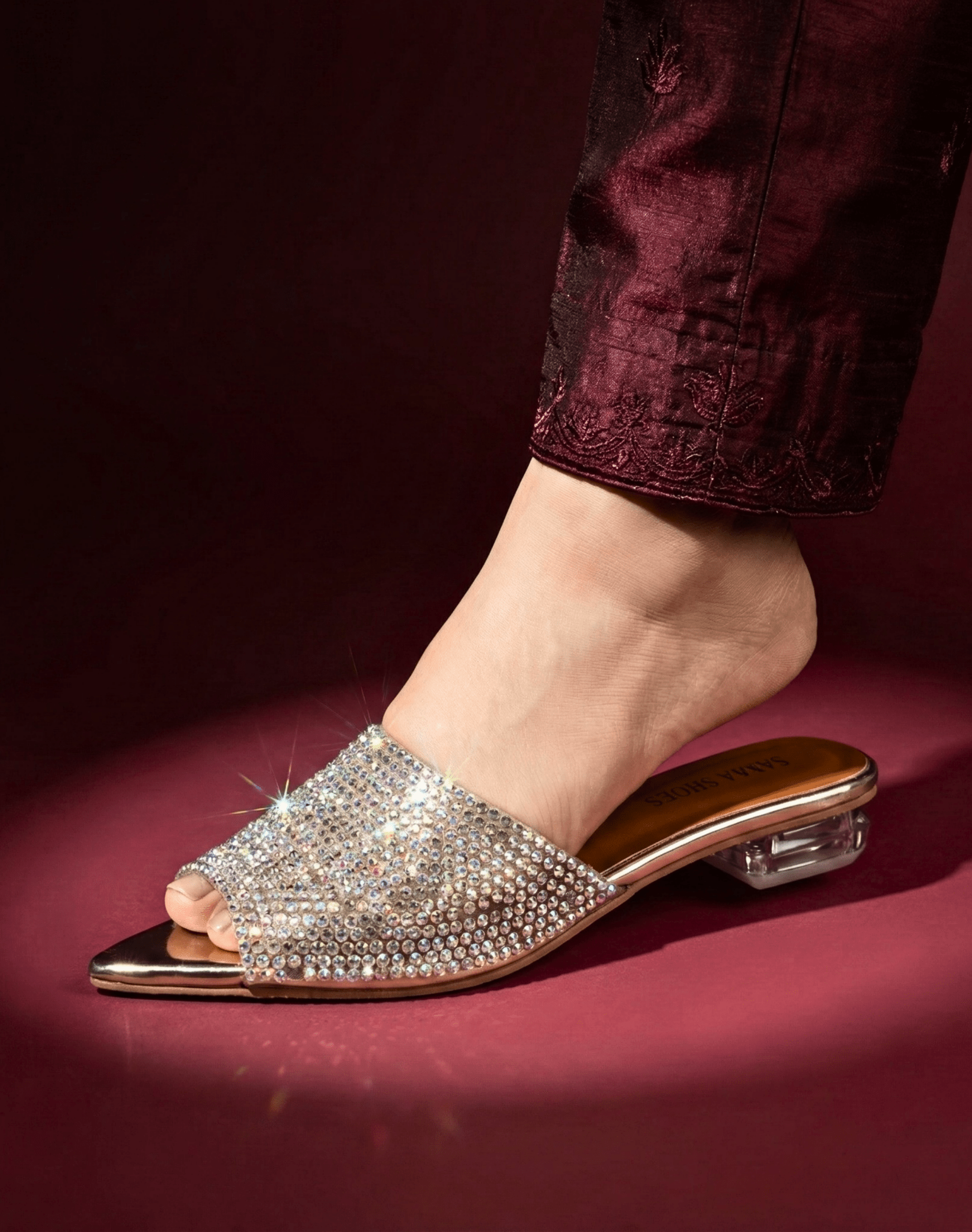 CHAMPAGNE AURORA PEEP-TOES 608 G - Sawa.pkWomen footwear shoes affordable