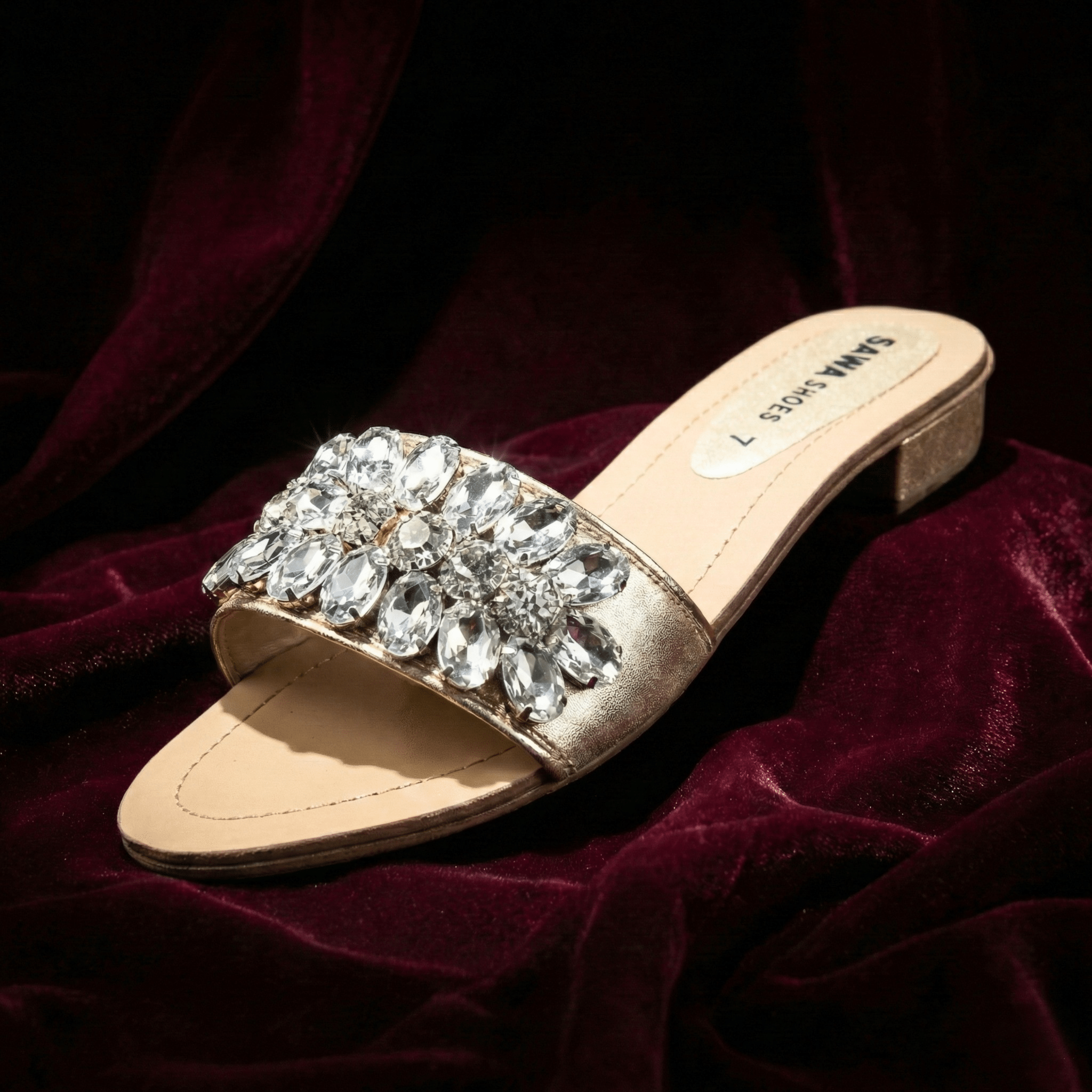 GOLDEN FANCY SLIPPERS 624 G - Sawa.pkWomen footwear shoes affordable