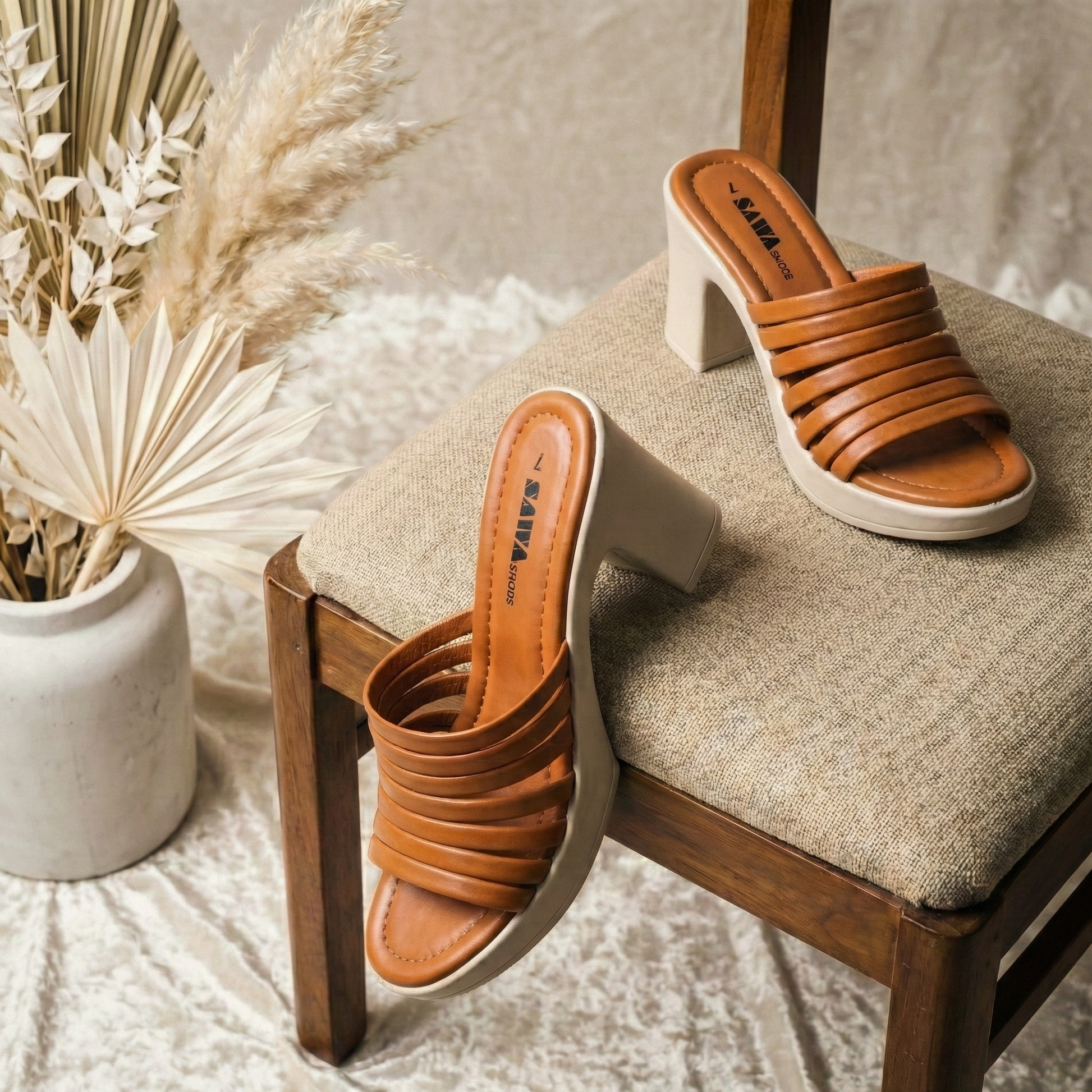 CINNAMON PLATFORM HEELS 543 MS