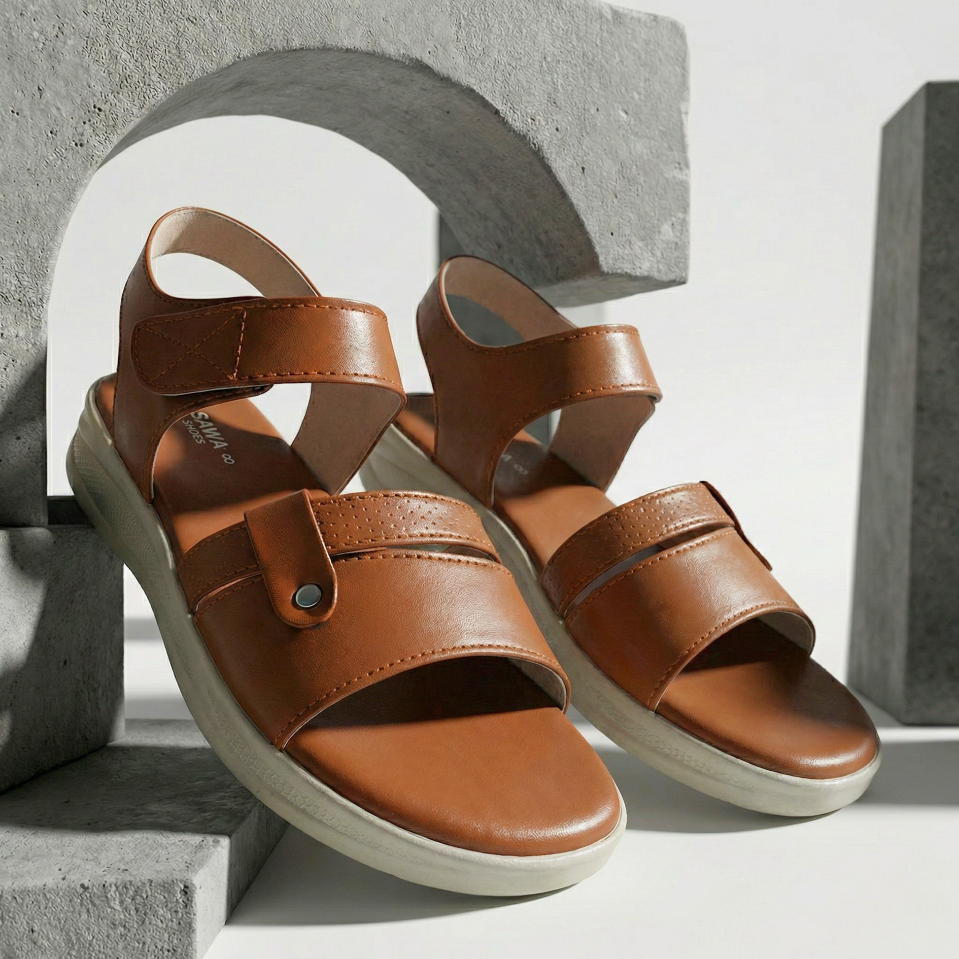 Brown ladies sandals