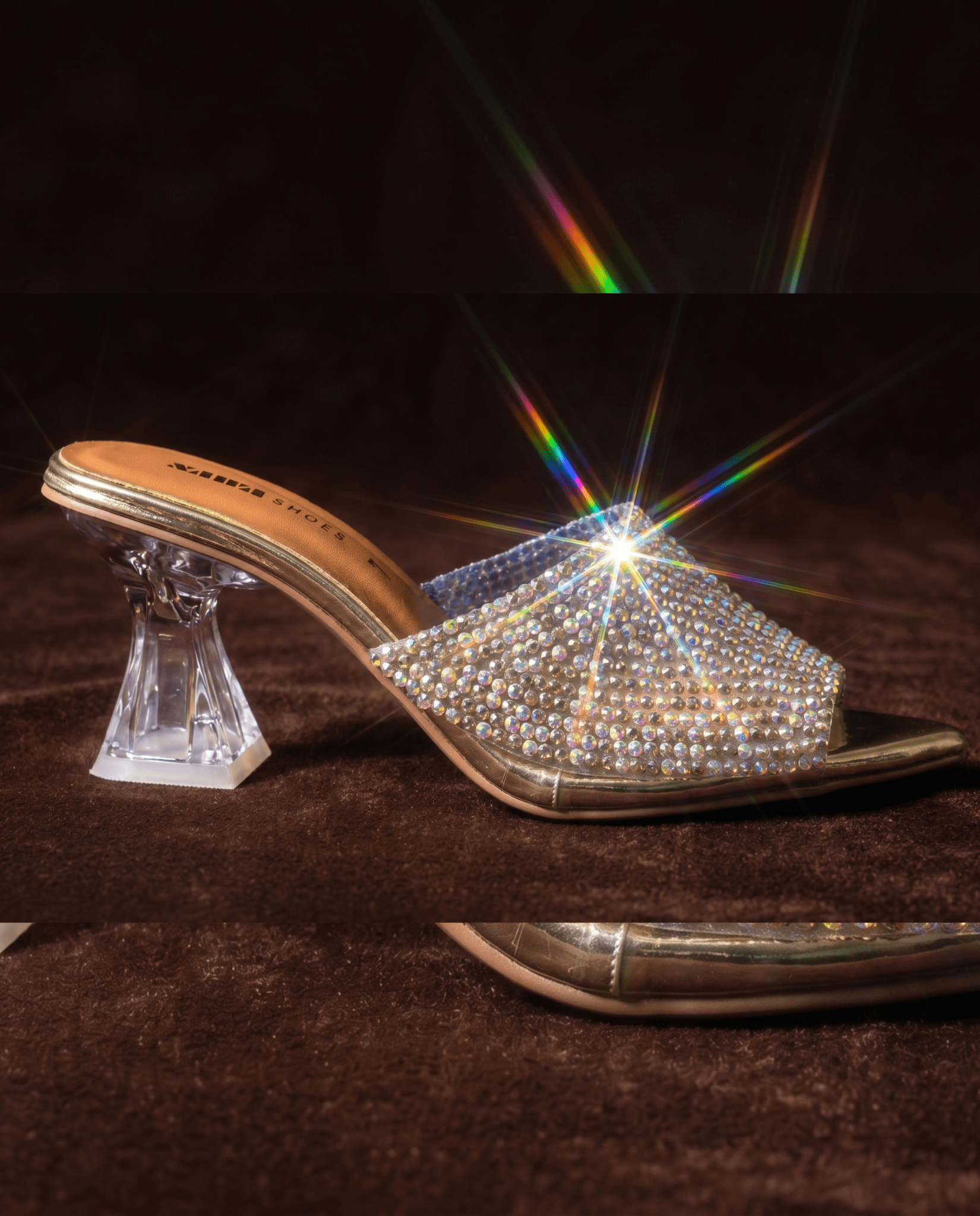 FORMAL TRANSPARENT HEELS 533 G - Sawa.pkWomen footwear shoes affordable
