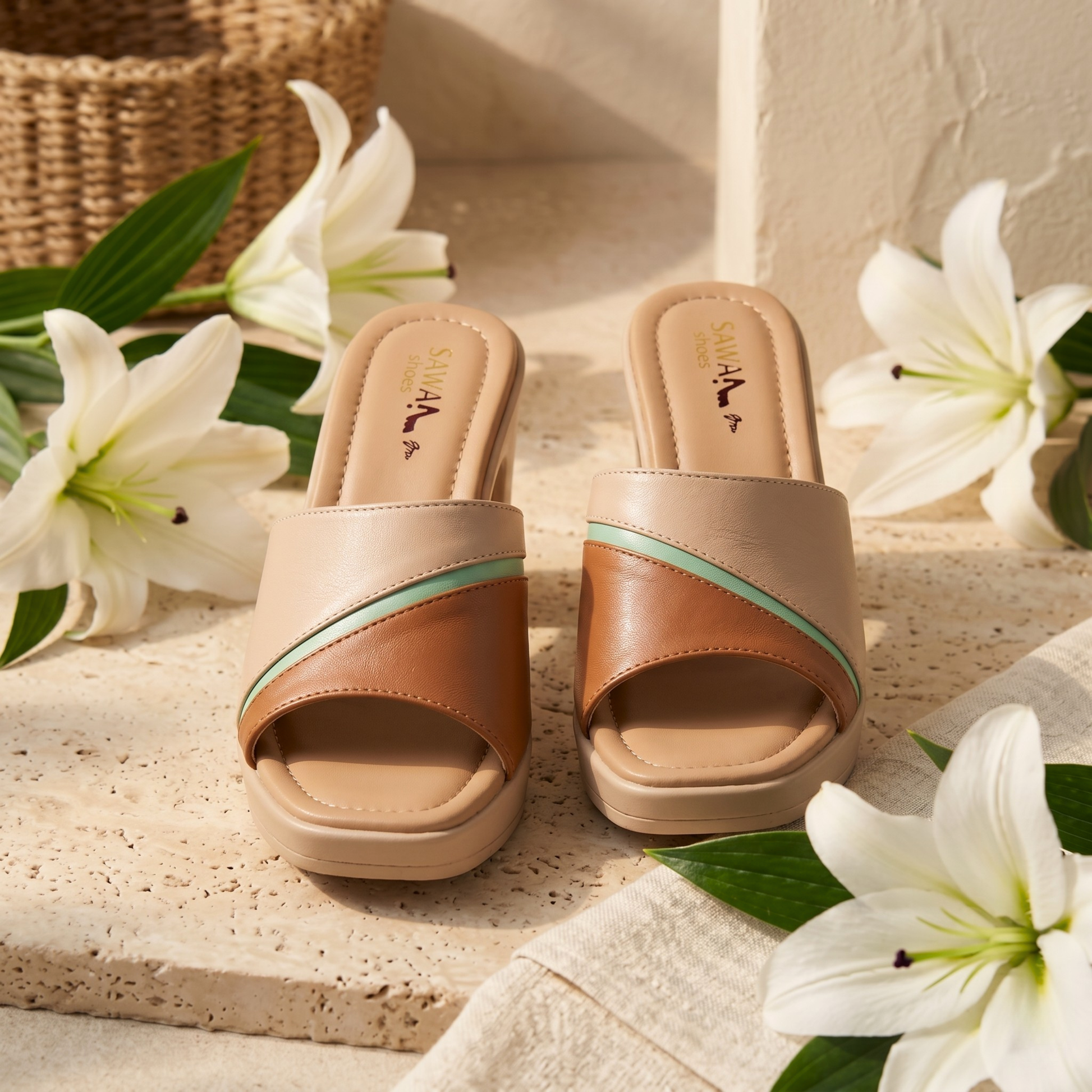 Multi-Tone Block  Heels 557 ML