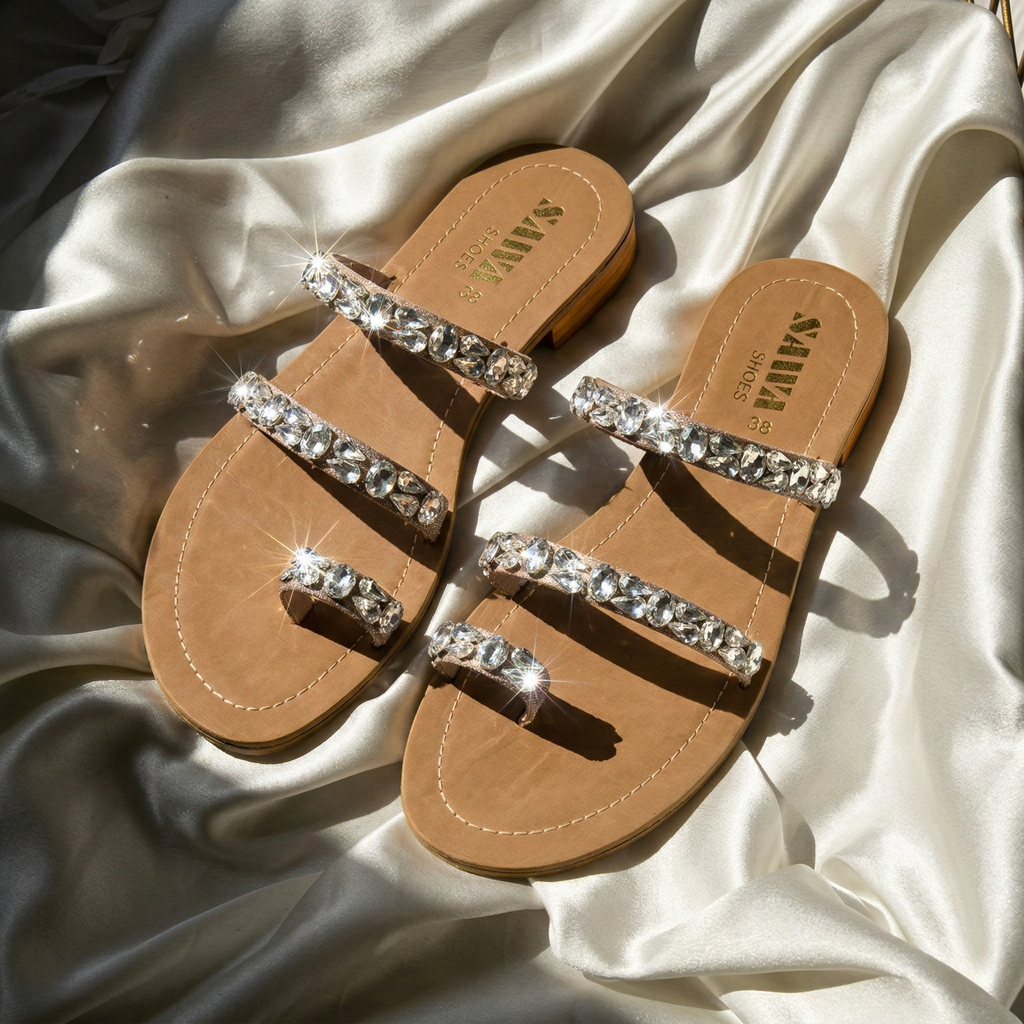 Sparkling Sahara Bridal Flats 322 G