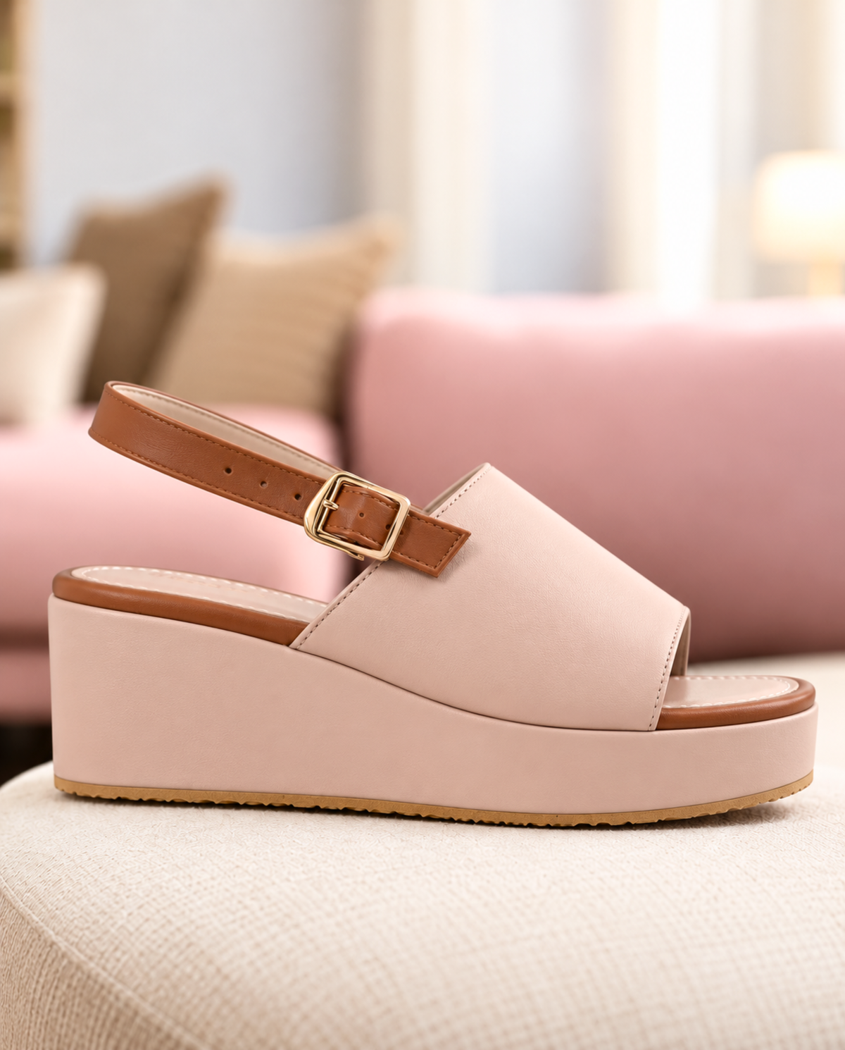 Nude Casual Wedges 422 F