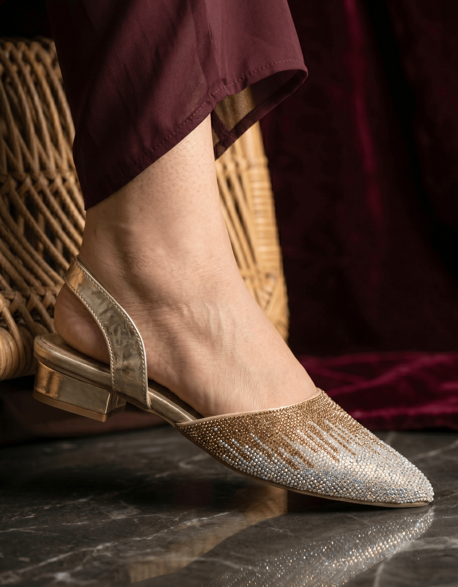 GOLDEN FANCY PUMPS 534 G - Sawa.pkWomen footwear shoes affordable