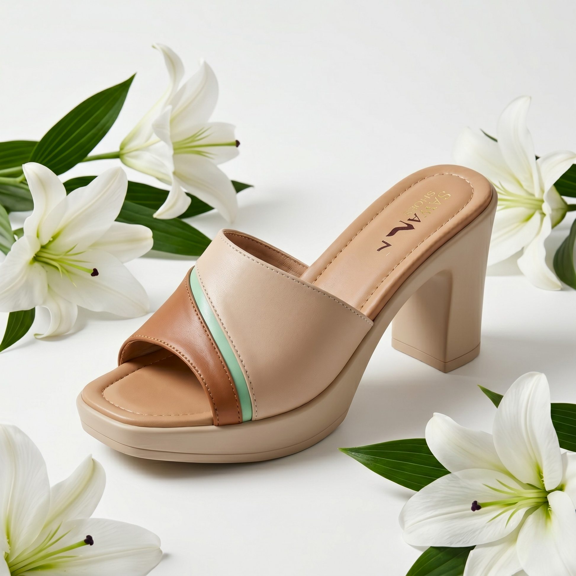 Multi-Tone Block  Heels 557 ML