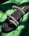 Midnight Onyx Gem Flats 322 BK