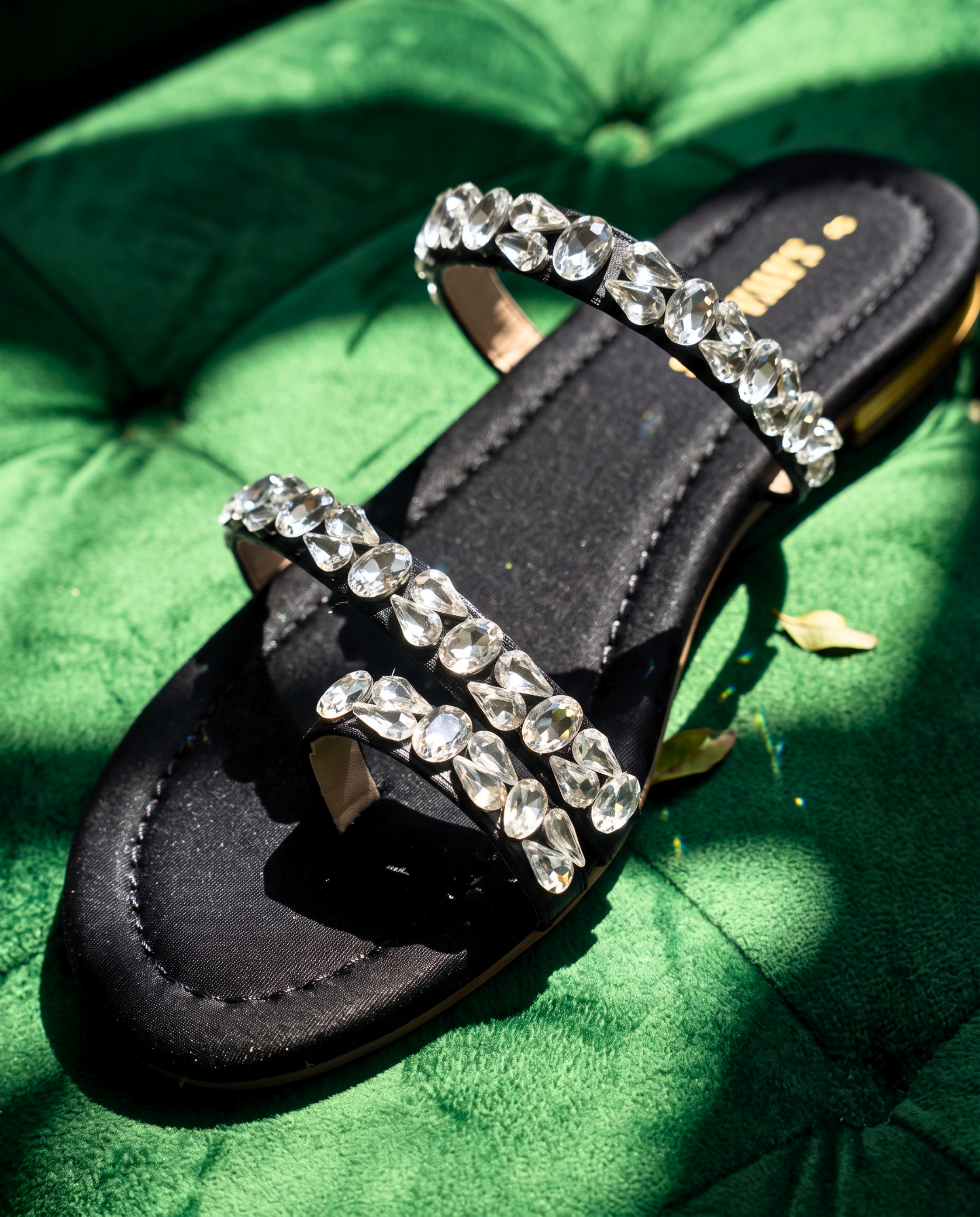 Midnight Onyx Gem Flats 322 BK