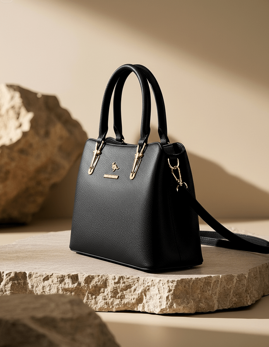 Executive Pebbled Leather Satchel 967 BK - Sawa.pkWomen footwear shoes affordable