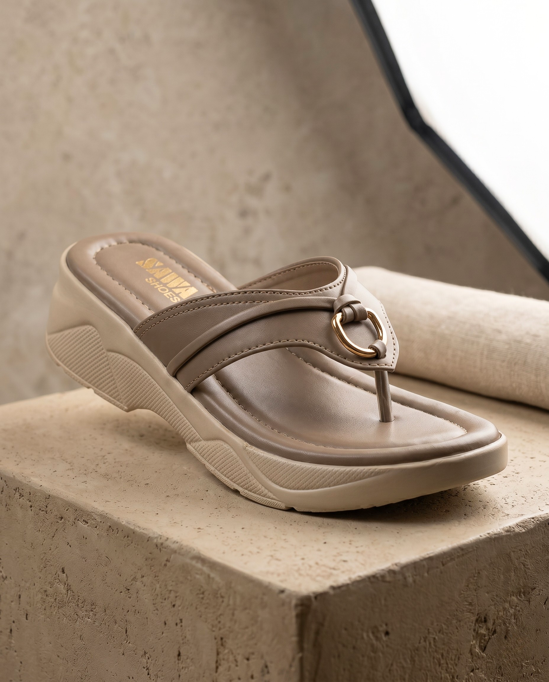 Platform Thong Sandals 447 Br