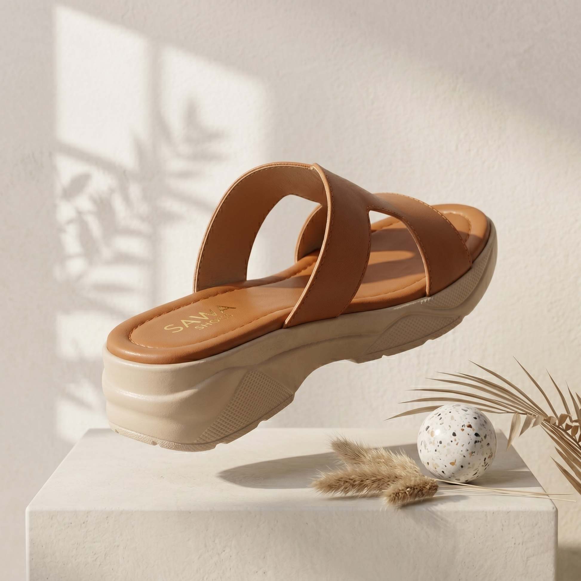 Cinnamon Comfort Slides 416 MS