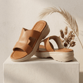 Cinnamon Comfort Slides 416 MS - Sawa.pkWomen footwear shoes affordable