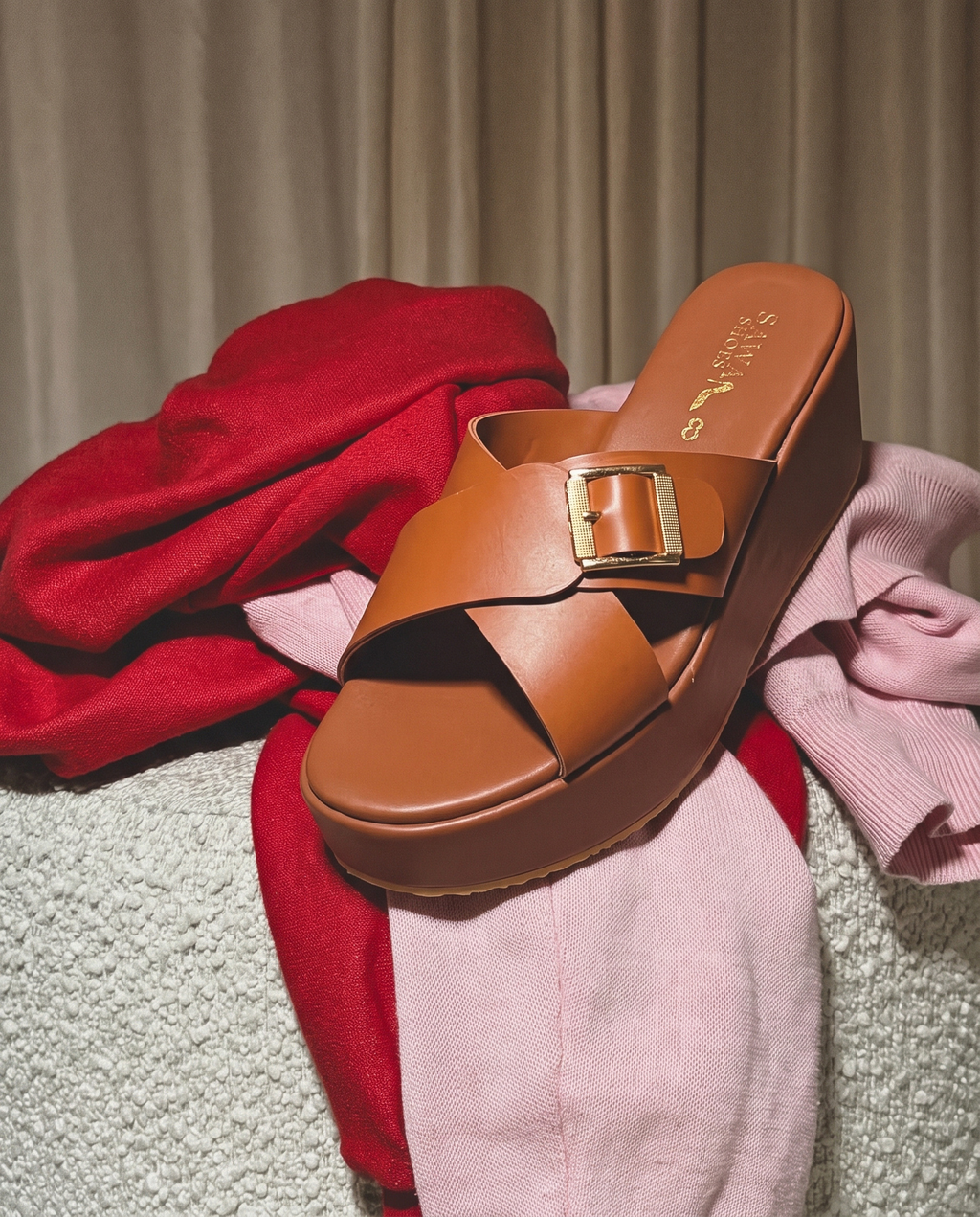 MUSTARD CASUAL WEDGES 710 MS