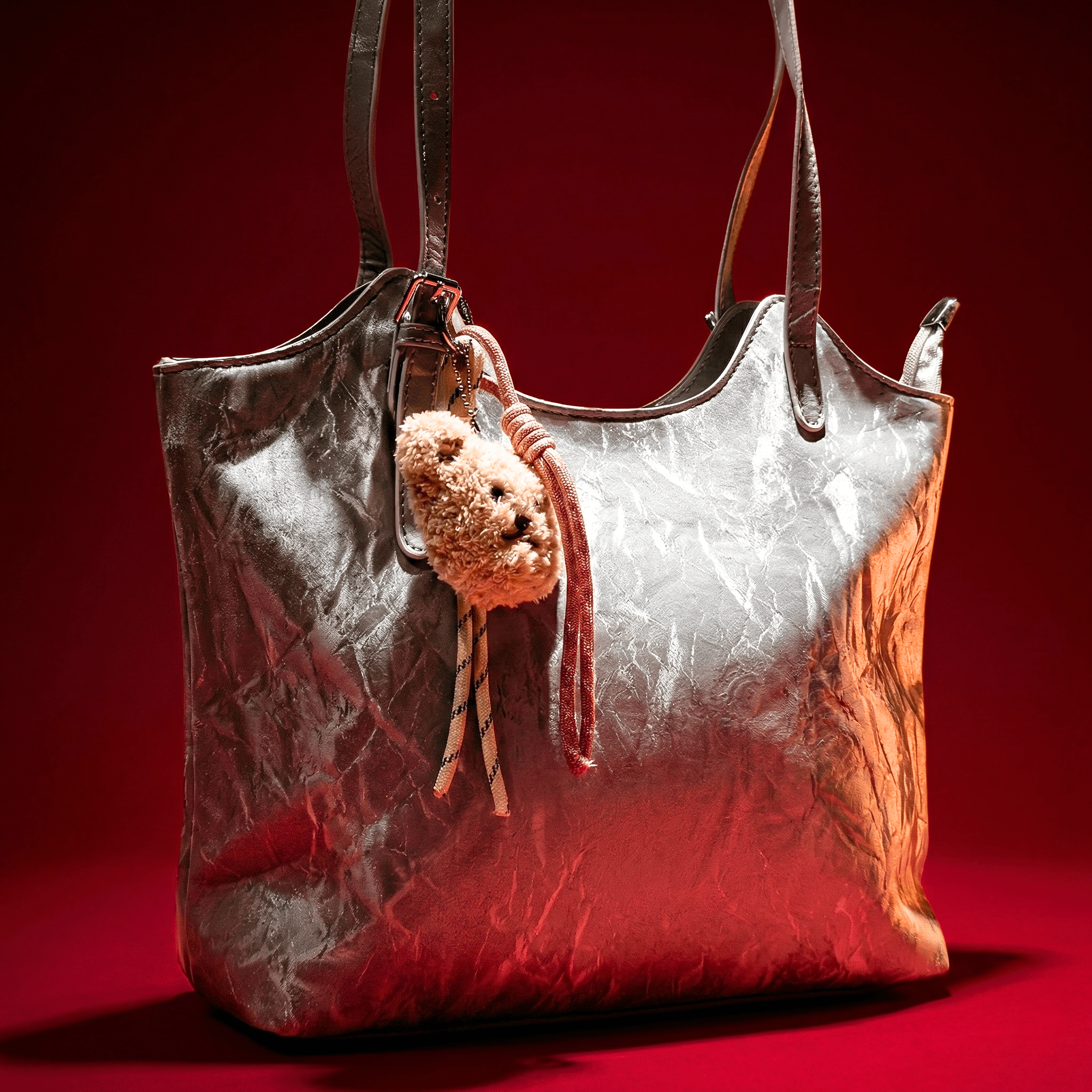 Metallic Crinkle Tote Bag 1754 S - Sawa.pkWomen footwear shoes affordable