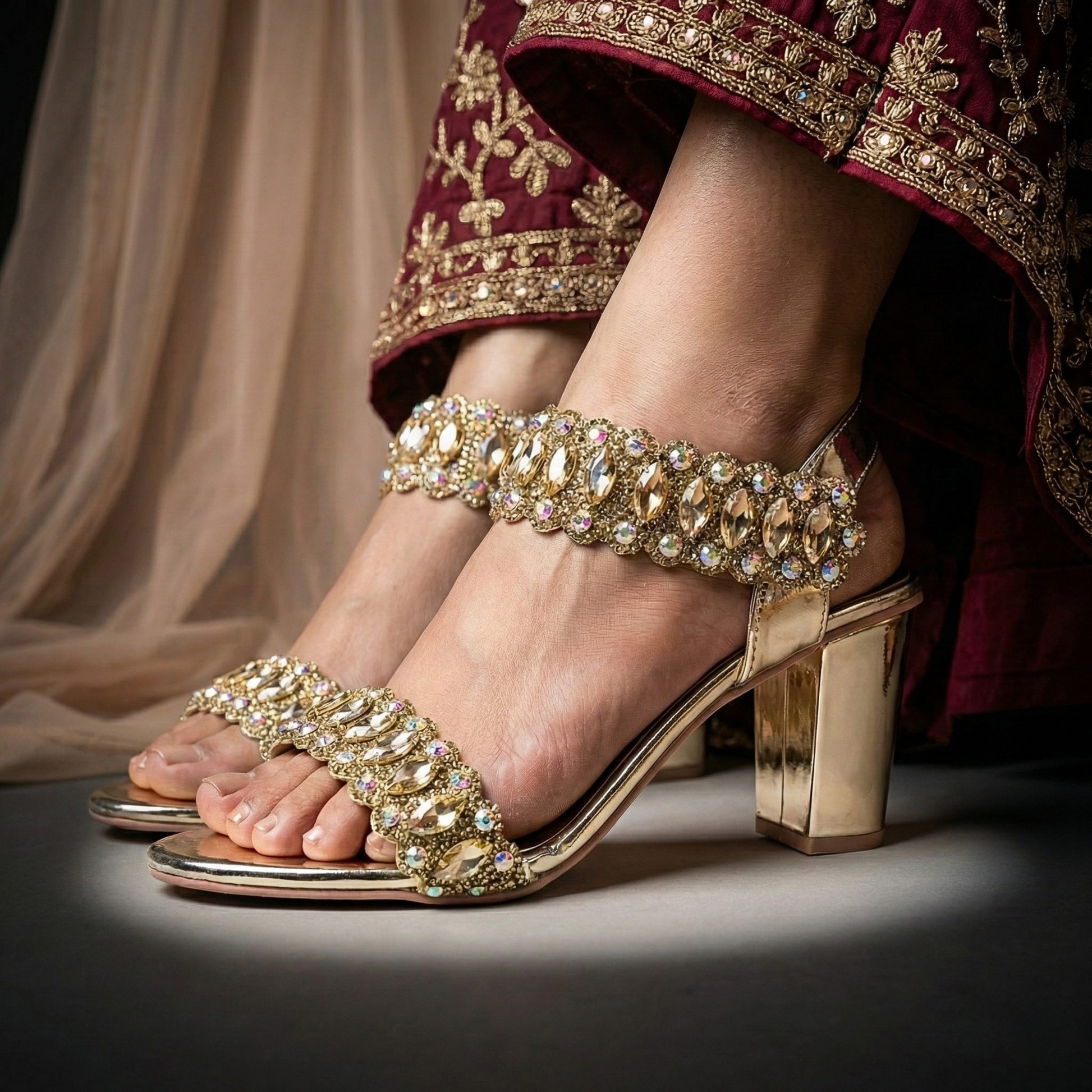 LUXE GOLDEN HEELS 540 G