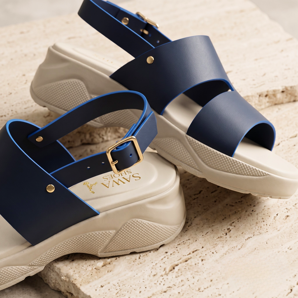 BLUE CASUAL SANDALS 757 BL