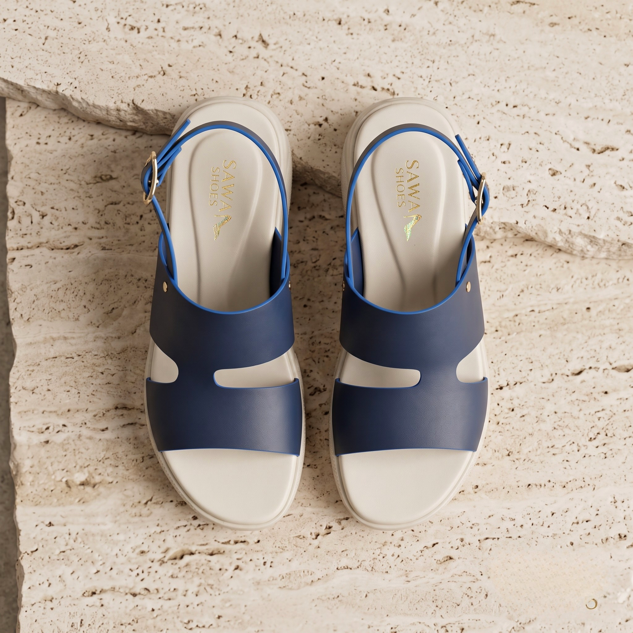 BLUE CASUAL SANDALS 757 BL