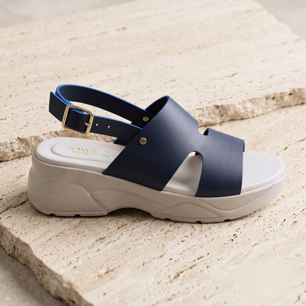 BLUE CASUAL SANDALS 757 BL