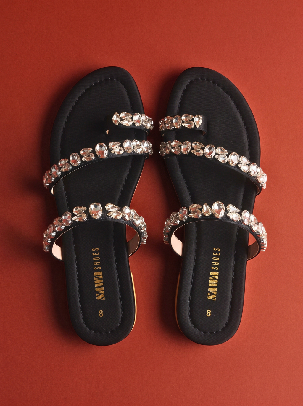 Midnight Onyx Gem Flats 322 BK