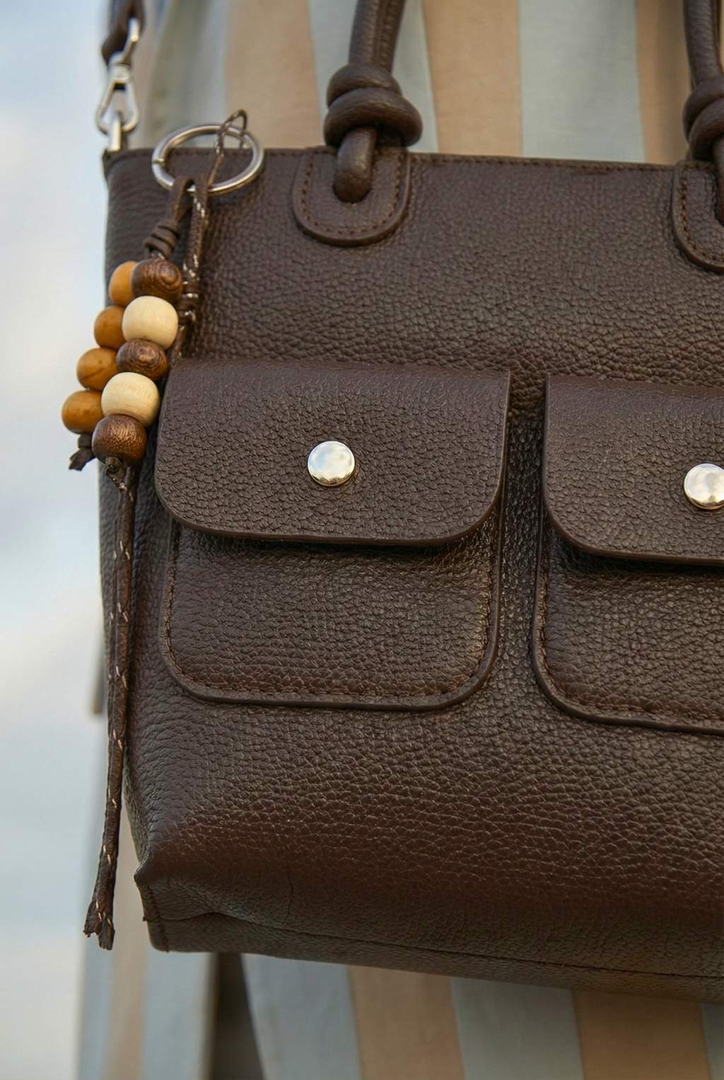 Premium Pebbled Leather Handbag for Women 9724 BR