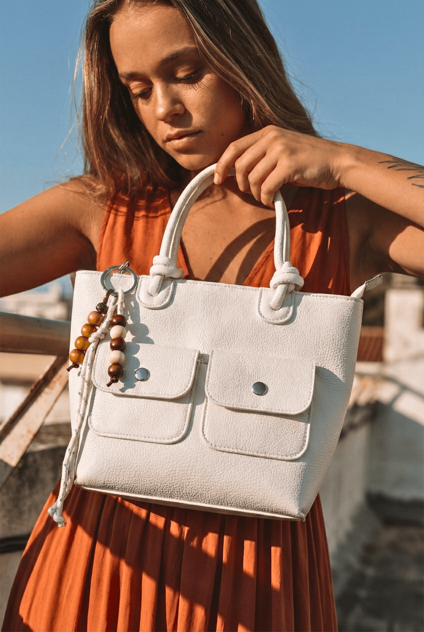 Premium Pebbled Leather Handbag for Women 9724 W - Sawa.pkWomen footwear shoes affordable