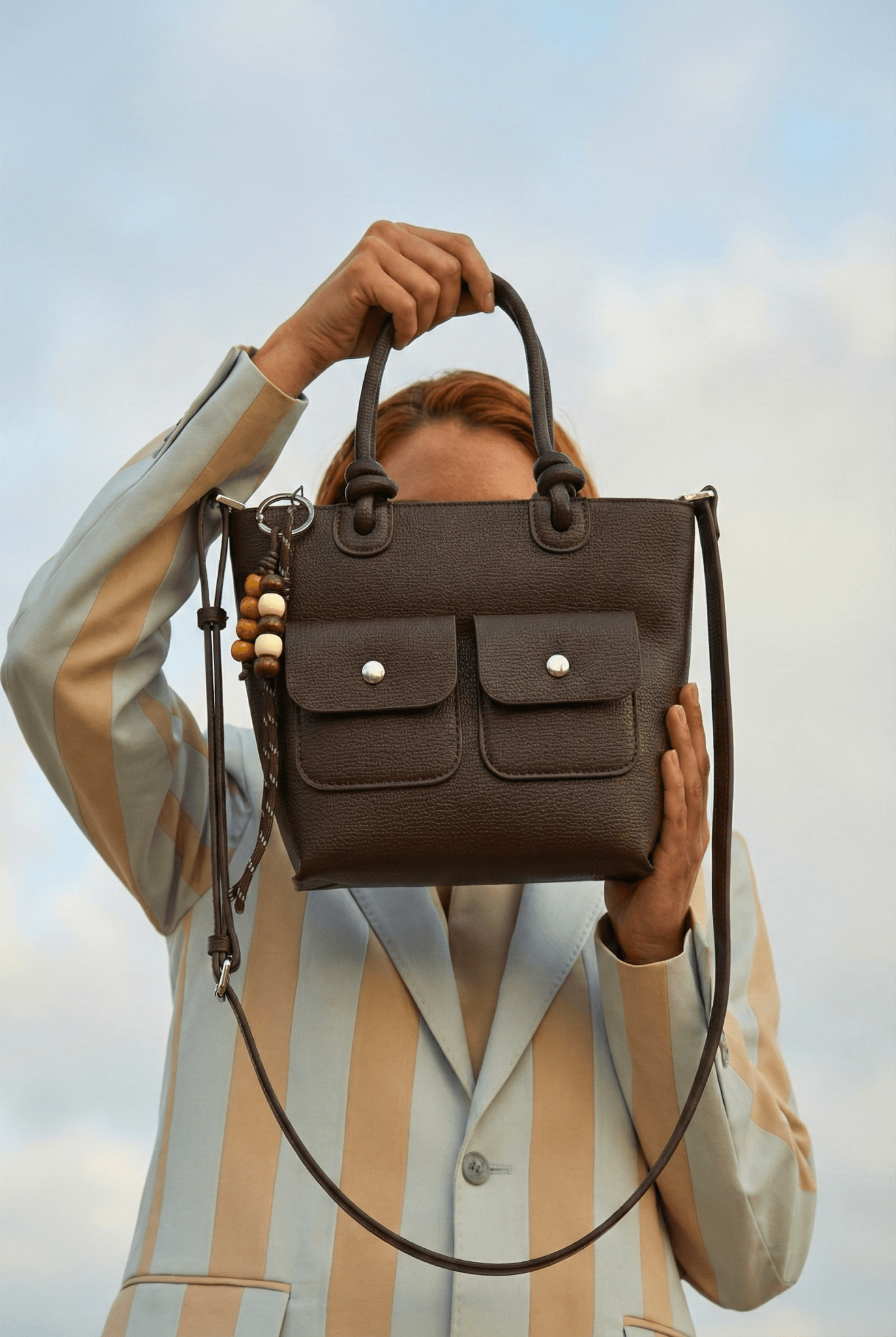 Premium Pebbled Leather Handbag for Women 9724 BR - Sawa.pkWomen footwear shoes affordable
