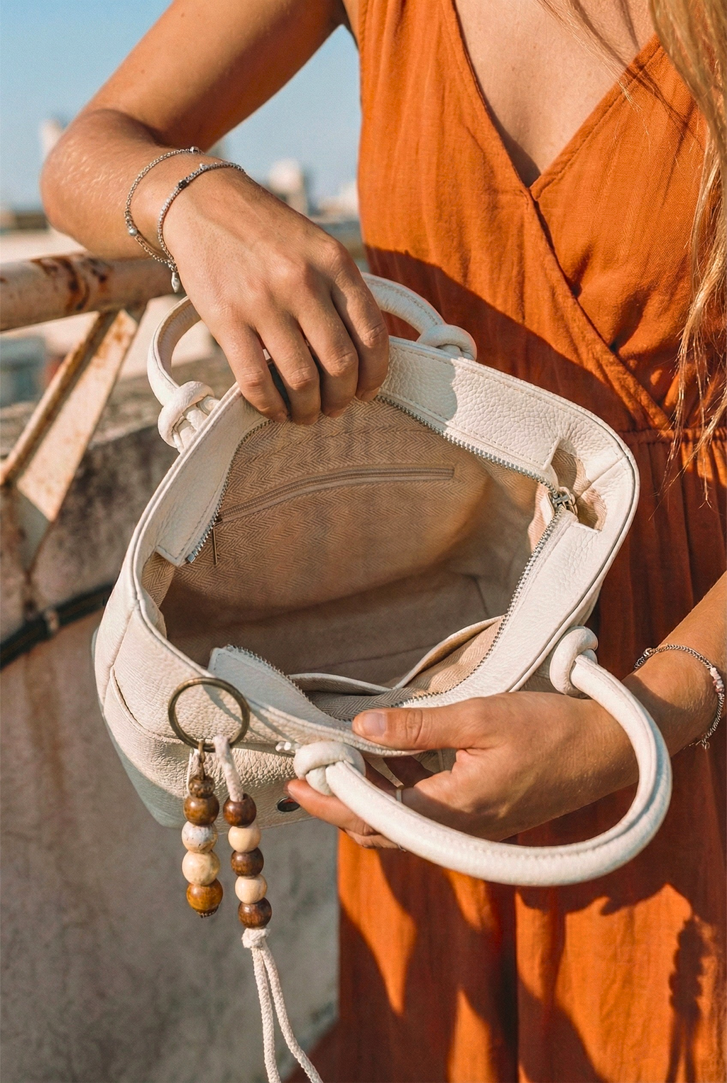 Premium Pebbled Leather Handbag for Women 9724 W