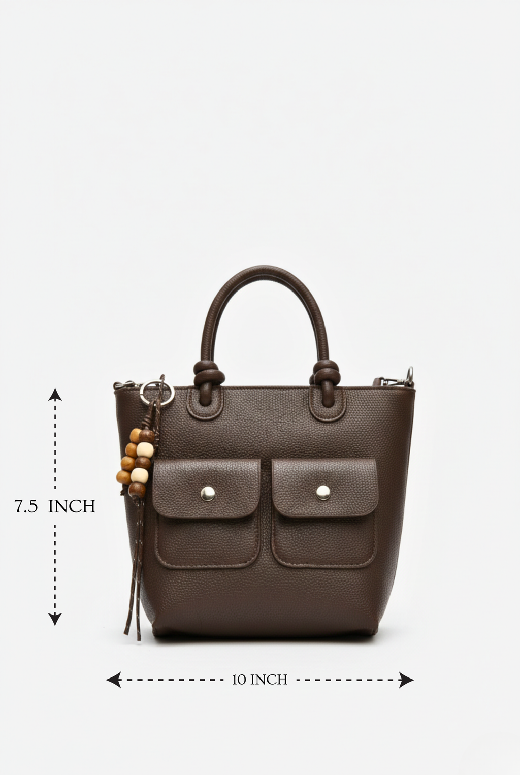 Premium Pebbled Leather Handbag for Women 9724 BR