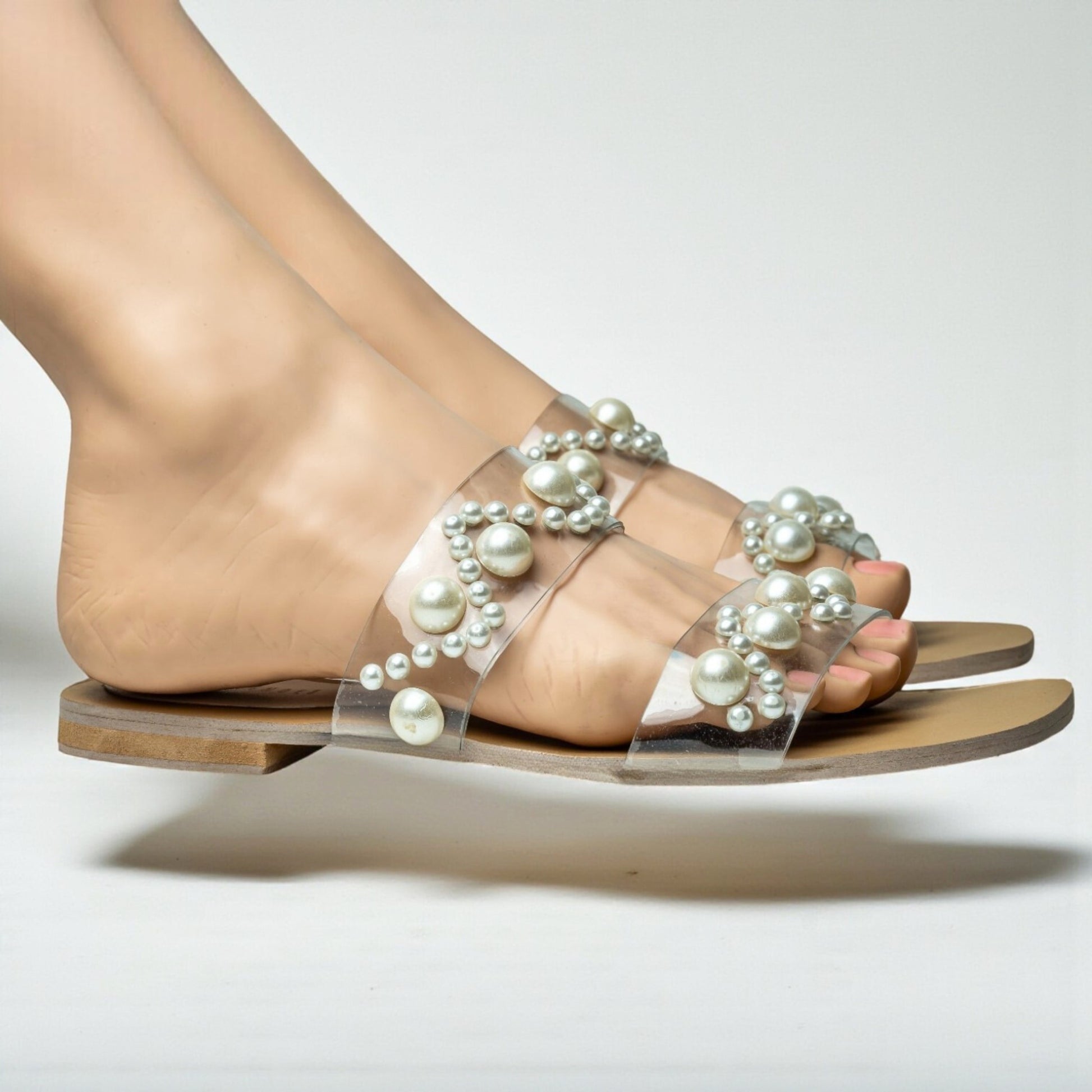 WOMEN PEARL SLIPPERS 656 F
