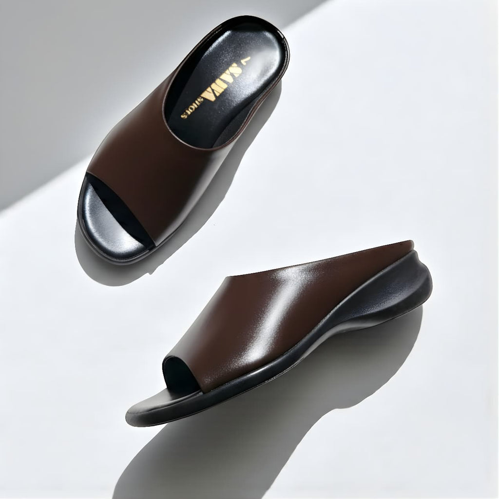 MAROON CASUAL SLIPPERS 641 MR
