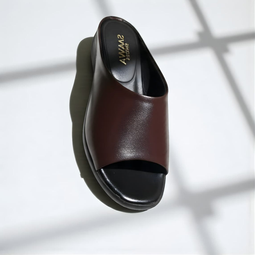 MAROON CASUAL SLIPPERS 641 MR