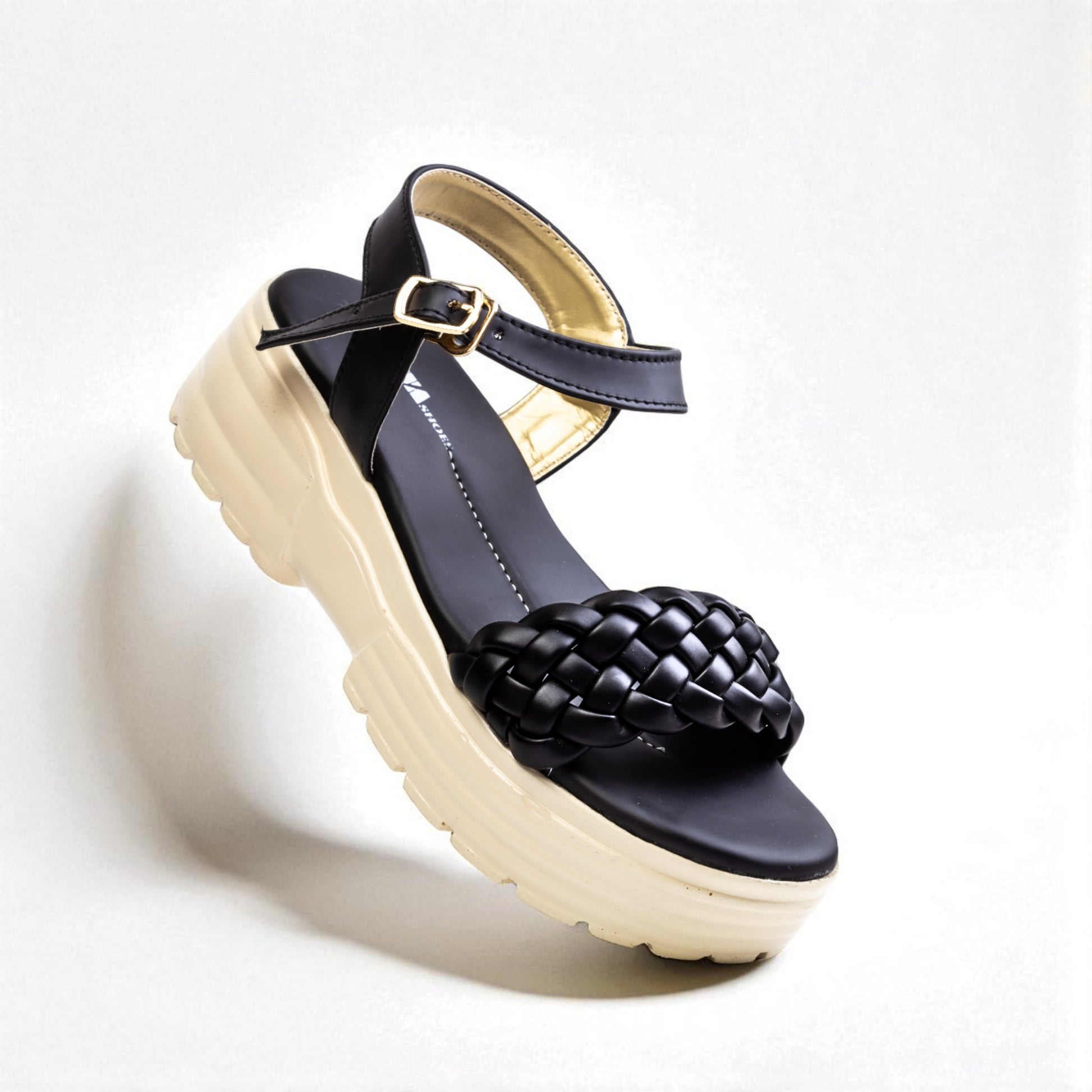 CASUAL WEDGES  SANDALS 435 BK